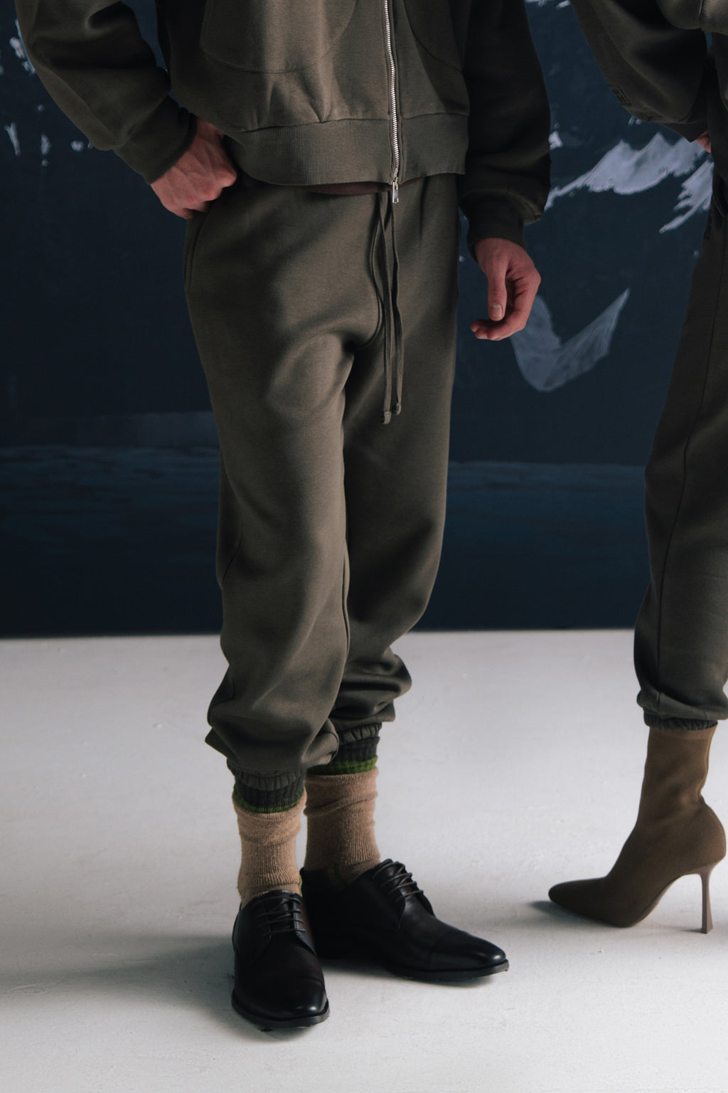 Smoky olive Joggers - Men