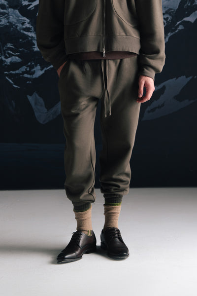 Smoky olive Joggers - Men