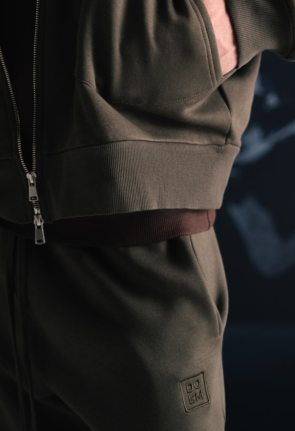 Smoky olive Joggers - Men