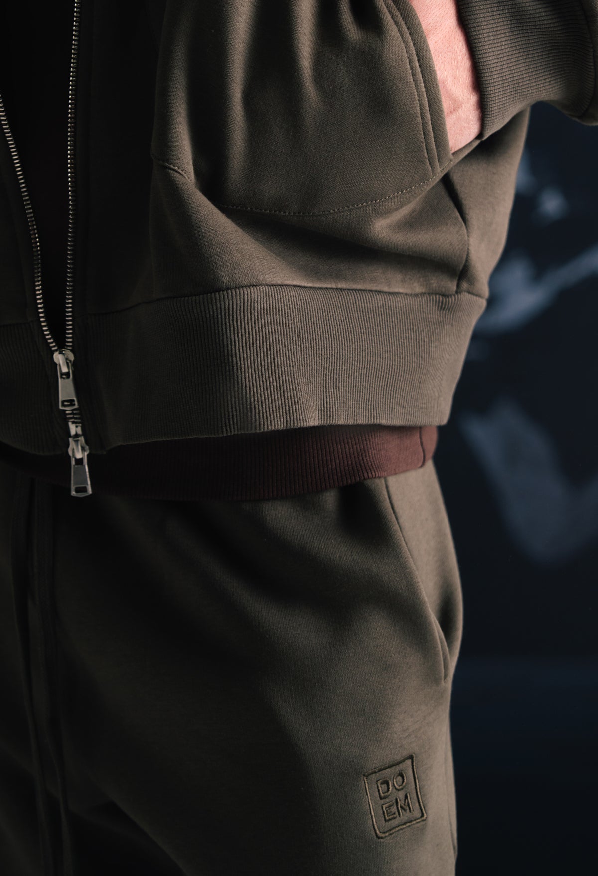 Smoky olive Joggers - Men