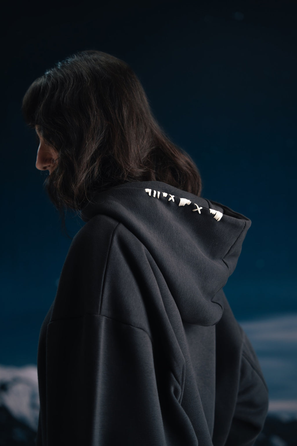 Onyx gray hoodie - Women