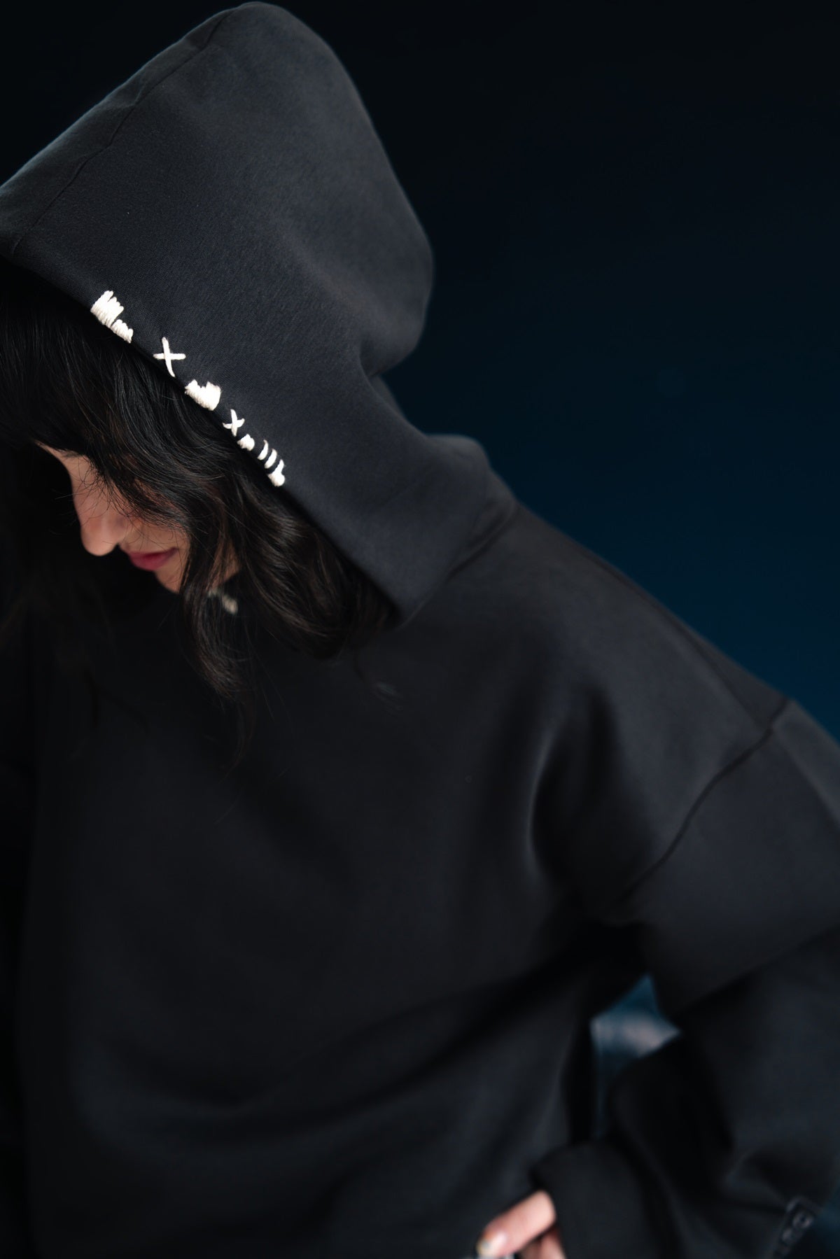 Onyx gray hoodie - Women