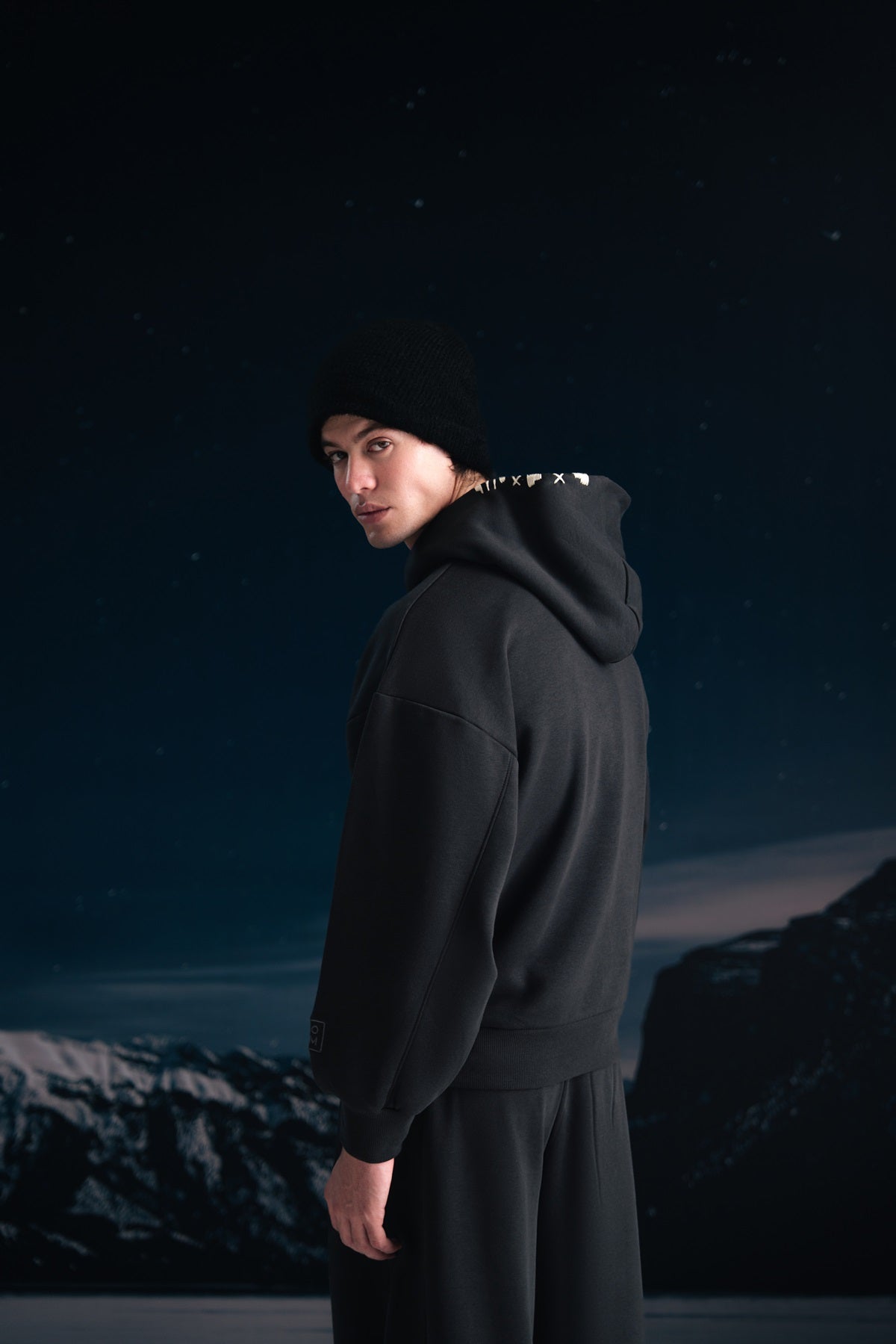 Onyx gray hoodie - Men