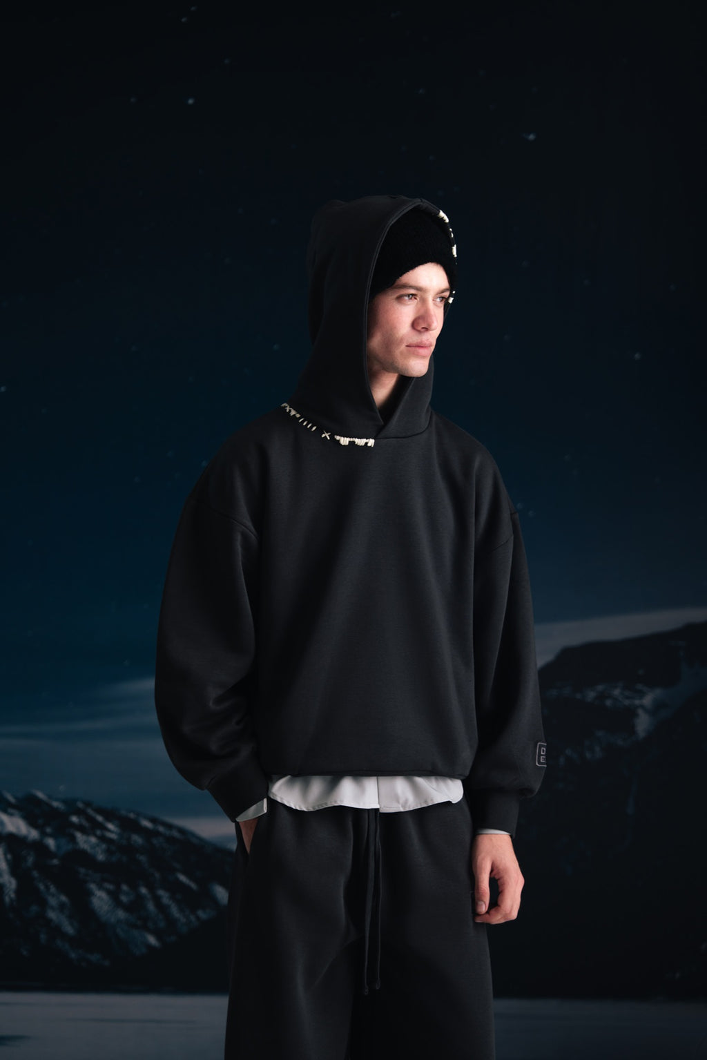 Onyx gray hoodie - Men