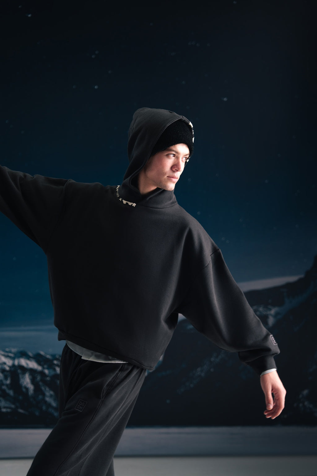 Onyx gray hoodie - Men