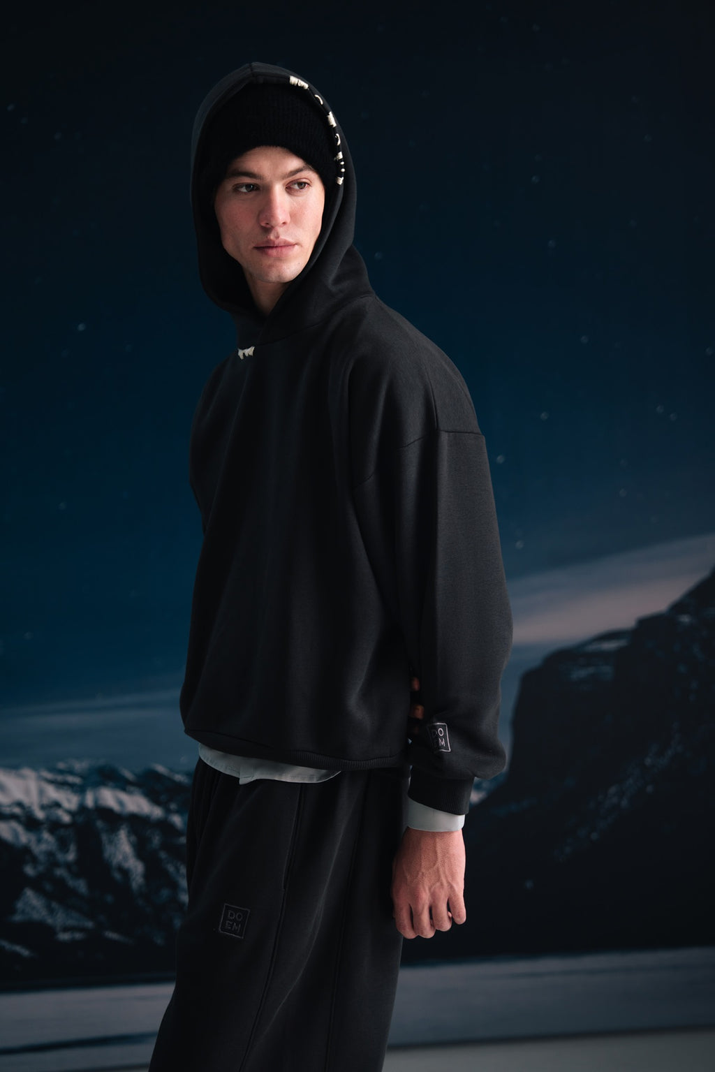 Onyx gray hoodie - Men