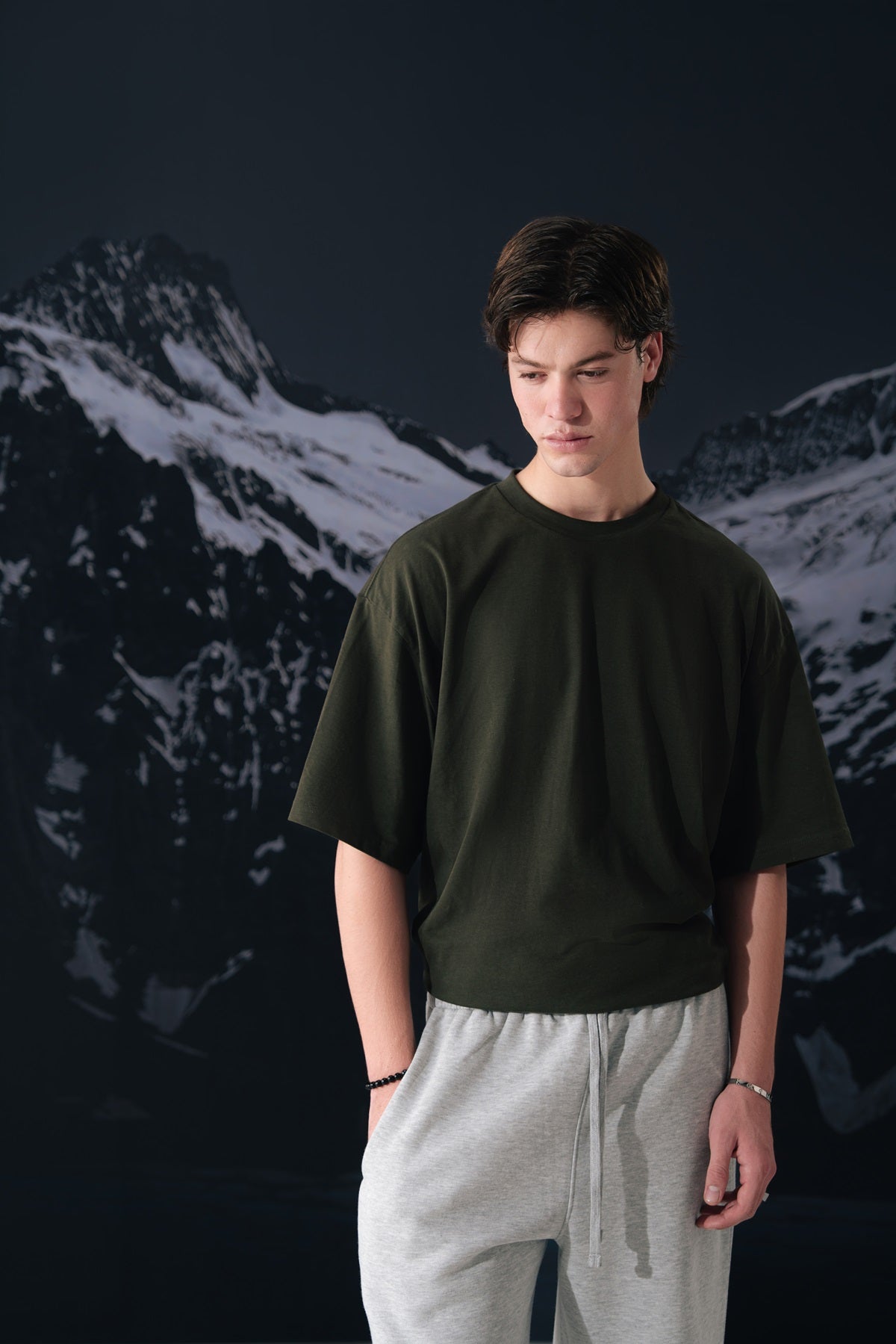 Stone Grey Dual-wear Trousers - Men