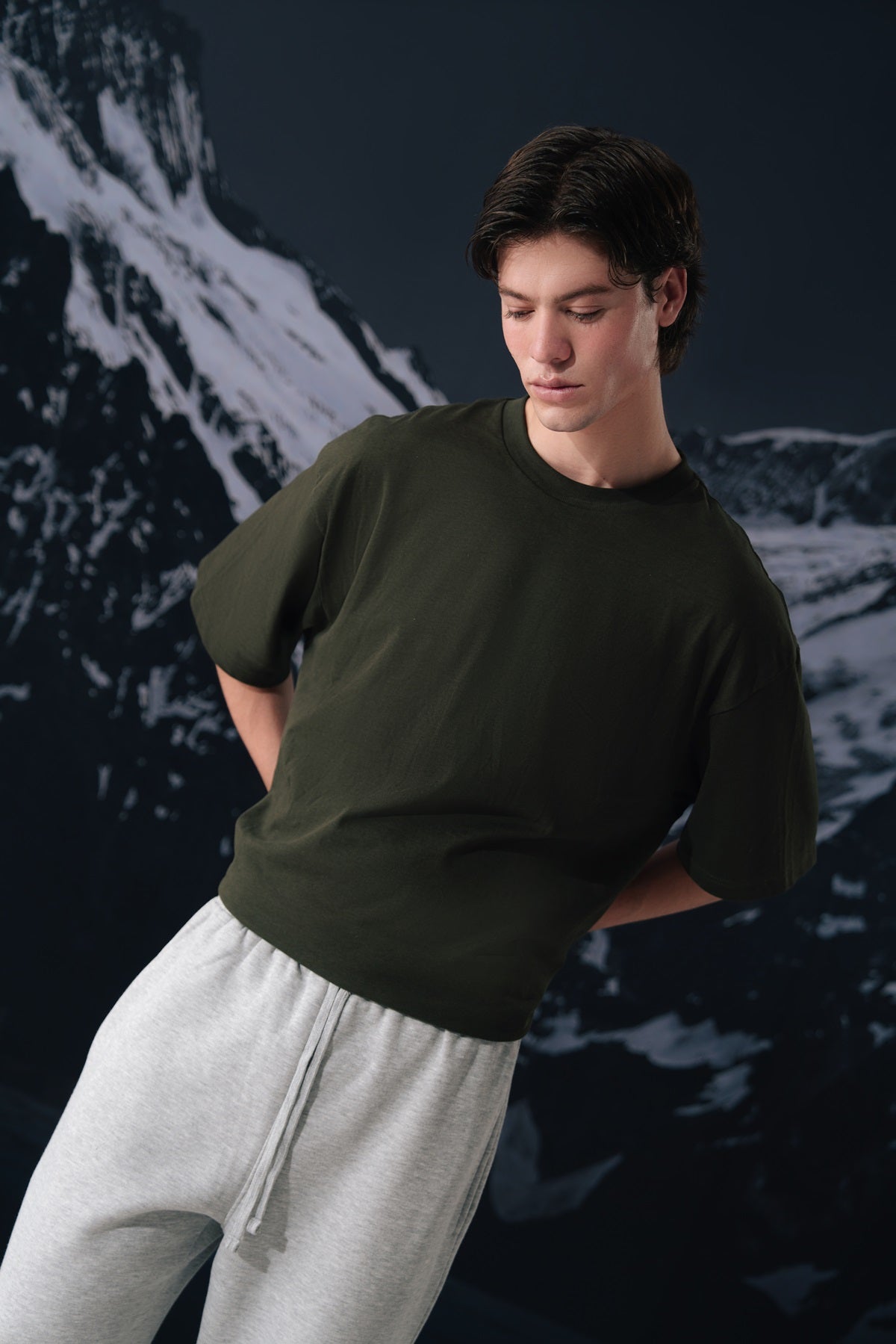 Stone Grey Dual-wear Trousers - Men