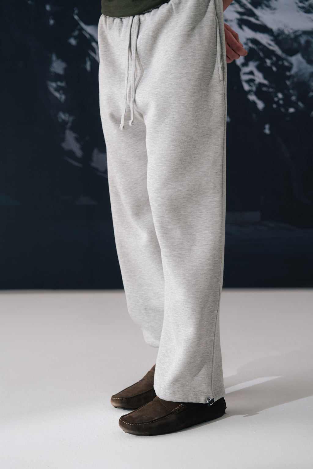Stone Grey Dual-wear Trousers - Women