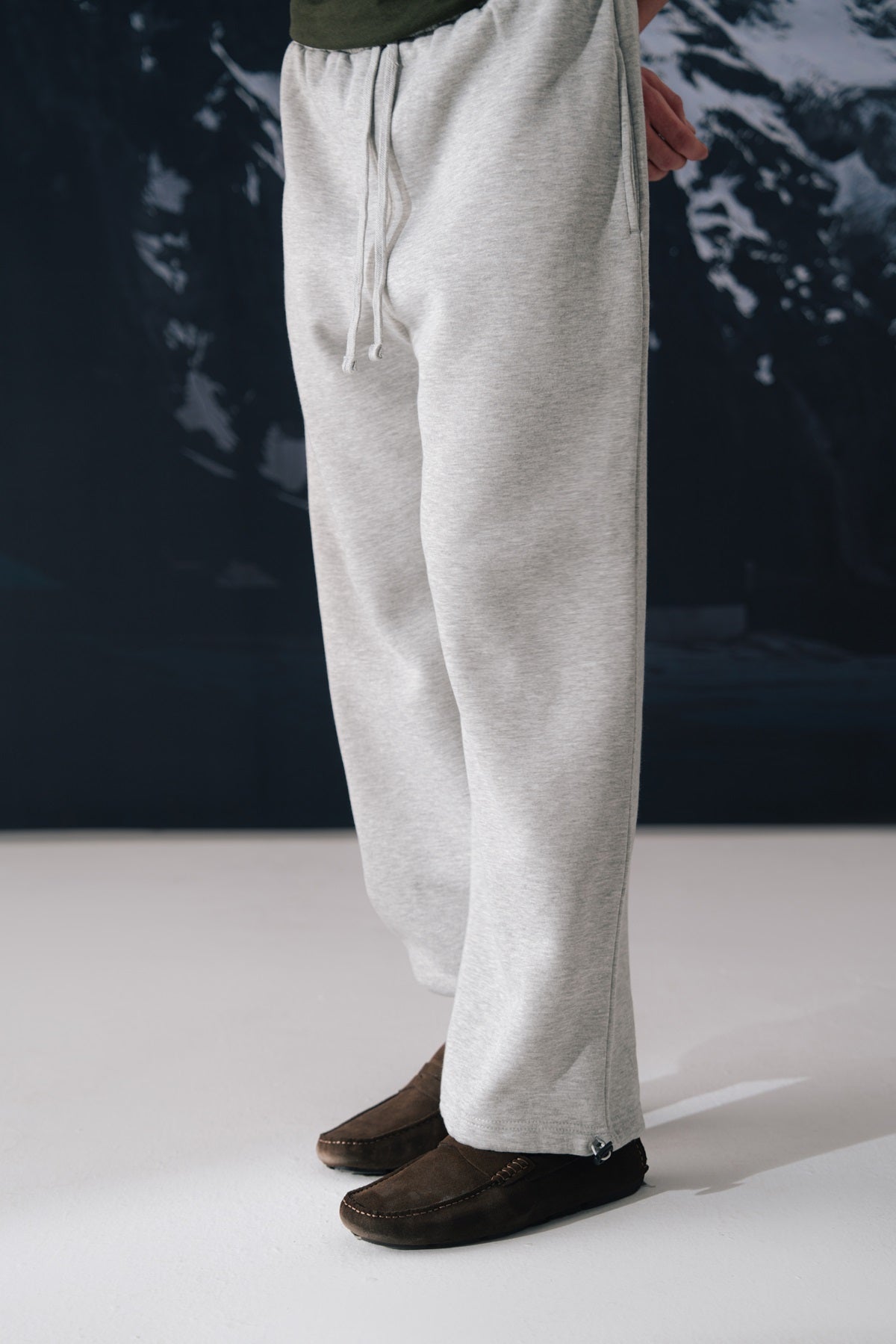 Stone Grey Dual-wear Trousers - Women