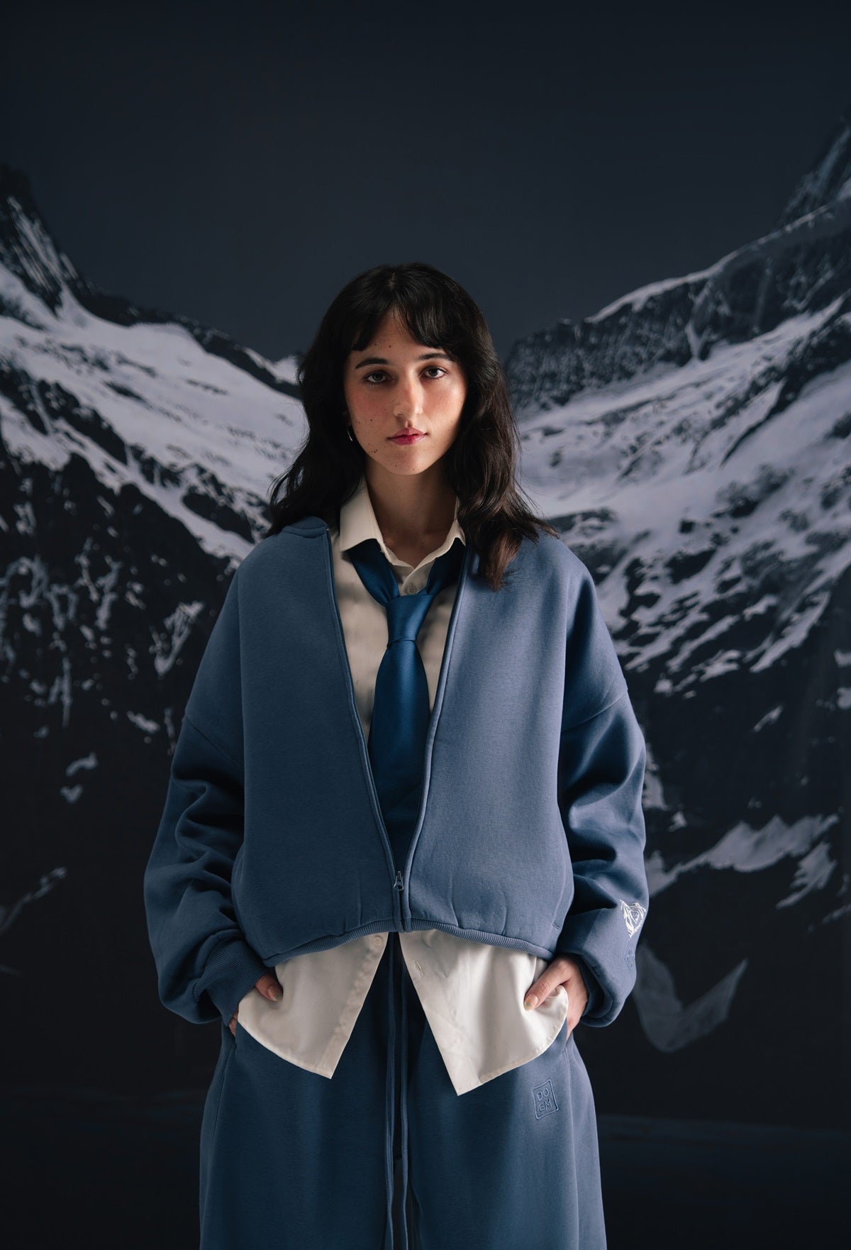 Plush Barrel Trousers - Indigo Blue - Unisex