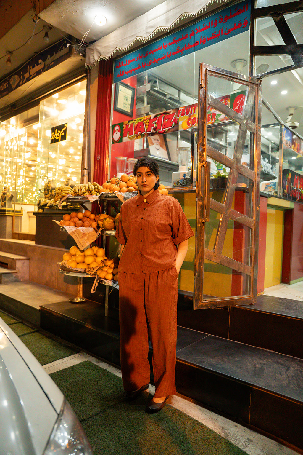 Rust Textured Co-ord Set