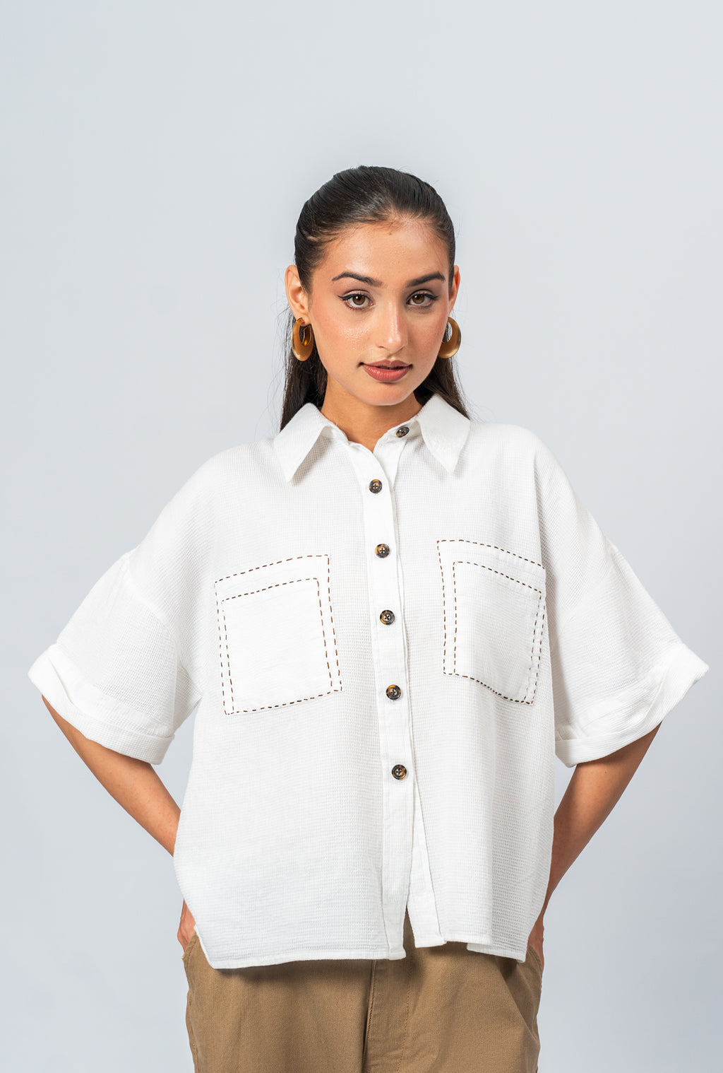 Fourfold shirt